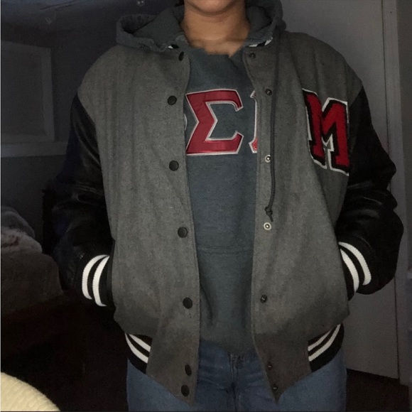 F21 Varsity/Letterman/Color block Jacket - Picture 8 of 8